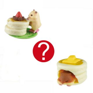 Epoch Kawaii Cute Hamster Pancakes Gashapon Surprise Figure 1 Random Toy