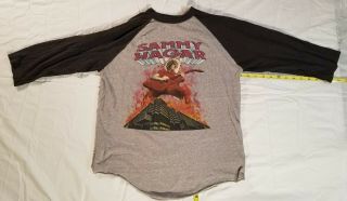 Sammy Hagar Vtg 1983 Tour Shirt Not A Reprint.  Van Halen Montrose