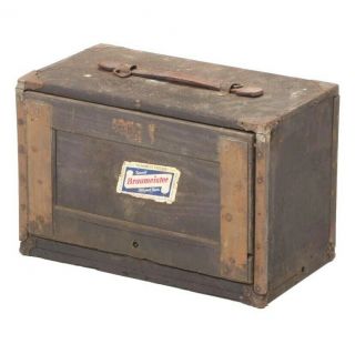 Vintage Machinist Tool Box Chest 5 Wood Drawers 16 " X 11 " X 9”