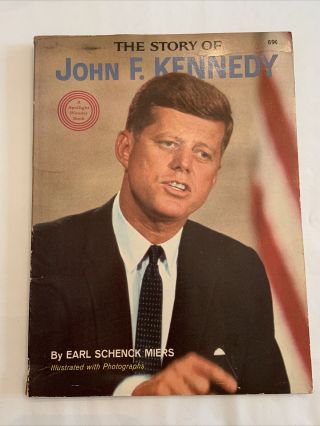 The Story Of John F Kennedy By Wonder Books 1964 Illustrated W/ Photographs Fn