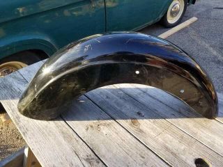Vintage 1930s - 1940s Indian Motorcycle Front Fender Scout Chief Four