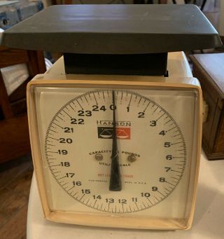 Vtg Hanson 25 Lb Utility Scale Accurate Weights Homestead/farm Display Vgc