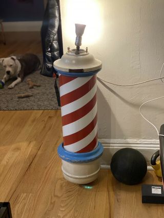 Antique Theo A.  Koch Barber Pole