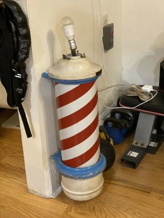 Antique Theo A.  Koch Barber Pole 2