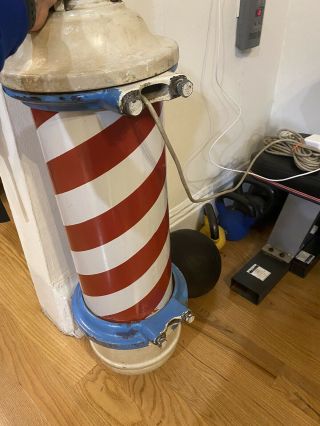 Antique Theo A.  Koch Barber Pole 5