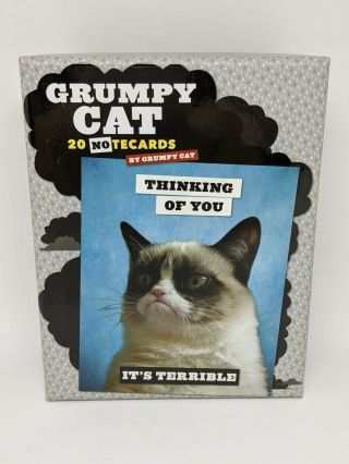 Grumpy Cat Set Of 16 Notecards With Envelopes Stationary Set
