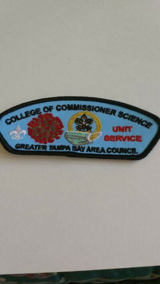 Greater Tampa Bay Area Council,  Bsa College Of Commissioner Science Unit Service