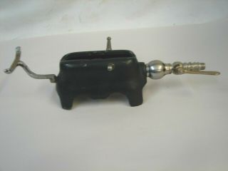 ANTIQUE CAST IRON GAS CURLING IRON HEATER 2