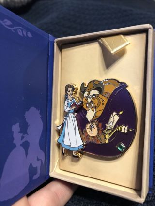 Disney 20 Years Of Pin Trading Beauty And The Beast Storybook Pin Le 500