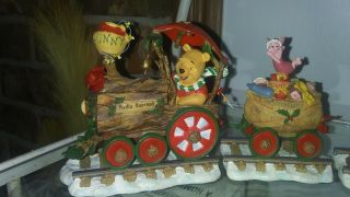 Outstanding Danbury Winnie Pooh Christmas Train 6 Pc Holiday Express