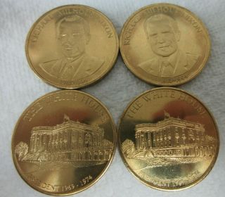 4x Richard Milhous Nixon Republican Presidential Task Force Commemorative Coins 3