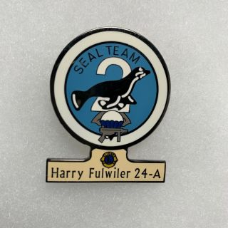 Af 0270 - Us Navy Seal Team Two Fulwiler Military Lions Club Pin
