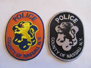 York Nassau Co Police Patch & Subdued