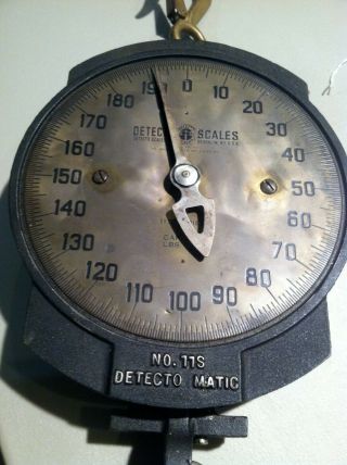 Vintage Detecto Scales Inc 11s Series 200lbs " Detecto Matic "