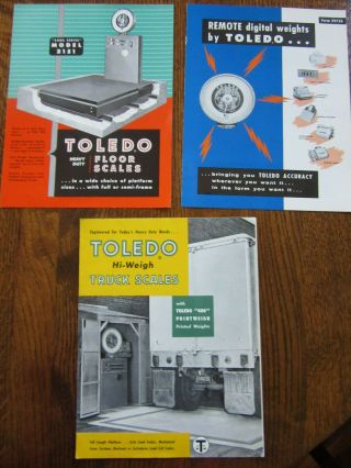 Vintage Toledo Scales Brochures
