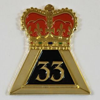 Masonic Scottish Rite 33rd Degree Crown Lapel Pin Mason Freemason
