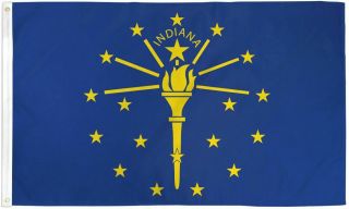 3x5 Indiana Flag 3 