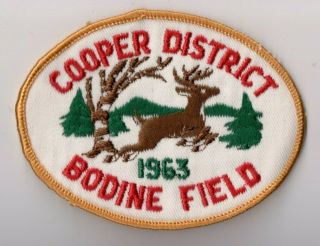 Camden County Council,  Jersey,  Cooper District 1963 Camporee,  Bodine Field