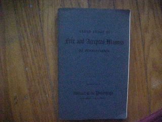 Rare 1945 Grand Lodge Pennsylvania Masonic/freemason Abstract & Proceedings Book