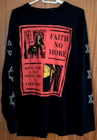 Faith No More Long Sleeve Vintage 1990s Long Sleeve Tee T Shirt Xl