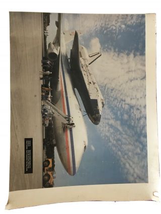 Poster Of Nasa Space Shuttle Columbia