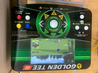 Golden Tee Go Golf Play Anywhere All - in - one Portable Cabinet Built - In Screen 4