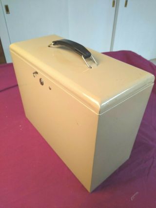 Sturdy Metal Strong Lock Box - YOU find a KEY - Fits 8 - 1/2 