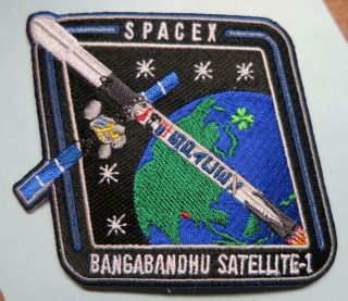 Bangabandhu - 1 Spacex Falcon 9 Mission Space Patch Us
