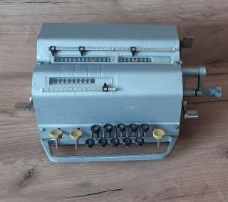 Vintage Soviet Mechanical Calculator Arithmometer Adding Machine Ussr 1979