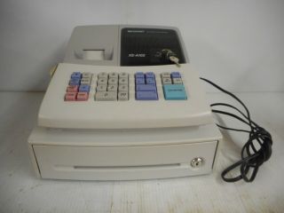 Sharp Electronic Cash Register Model Xe - A102 With Keys