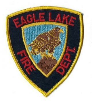 Eagle Lake (blue Earth County) Minnesota Mn Fire Dept.  Patch - Cheesecloth