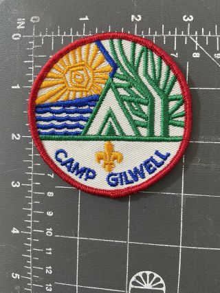 Vintage Boy Scouts Camp Gilwell Park Patch England United Kingdom Uk Wood Badge