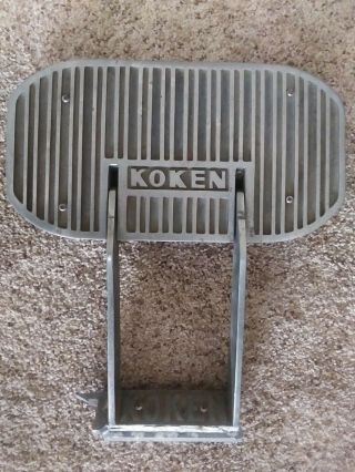 Foot Rest For Koken President Barber Shop Chair Restoration Repair Footrest