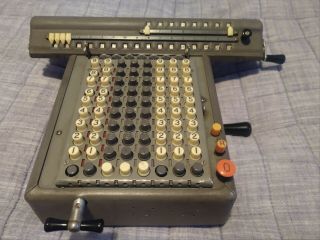 Vintage Monroe Adding Machine Calculator Model L160x