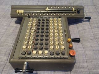 Vintage Monroe Adding Machine Calculator Model L160X 2