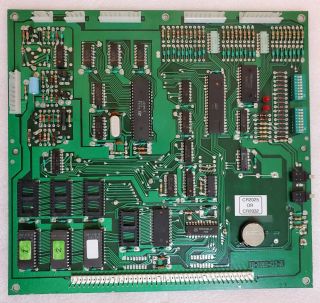 Williams Pinball System 6 Mpu Board With Roms And 100