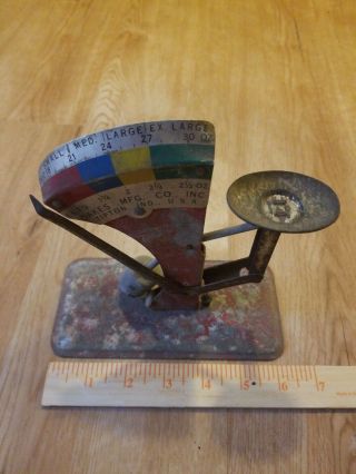 Antique Vintage Oakes Mfg.  Co.  Egg Scale Made In Tipton,  Indiana