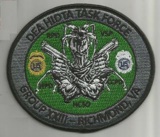 Dea Hidta Task Force Richmond,  Virginia Group Xxiii Green & Silver