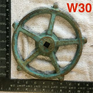Vintage Industrial Metal Wheel Valve Handle Steam Punk 8 - 8 1/2 Inch