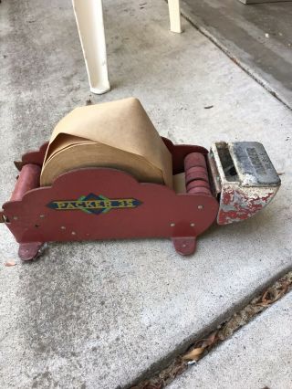 Vintage Packer 3s Paper Tape Dispenser