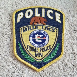 Minnesota Mille Lacs Band Of Ojibwe Tribal Police Shoulder Patch