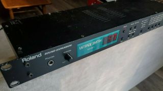 Roland M - Vs1 Vintage Synth Keyboard Synthesizer Module - Turns On Parts