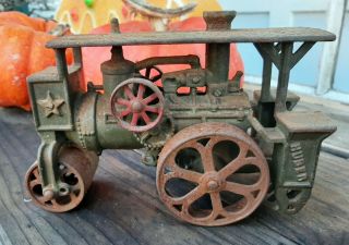 Vintage Huber Hubley Cast Iron Steam Roller