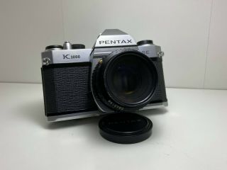 Vintage Pentax K1000 35mm Film Camera,  Pentax - M 50 Mm Lens Kit,  Film,  Strap