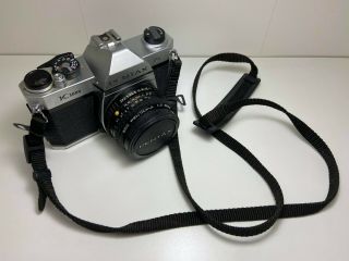 Vintage Pentax K1000 35mm Film Camera,  PENTAX - M 50 mm lens Kit,  Film,  Strap 3