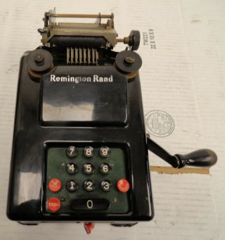 Remington Rand Hand Crank Adding Machine M171268 Parts/not.  (1e3.  31.  Jk