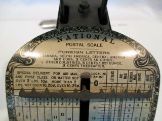 Vintage National Postal Scale Maximum 4 Pounds Pelouze Mfg.  Co. 2