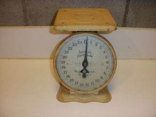 Vintage American Family Kitchen Scale 25 Lbs By Oz.