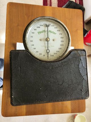 Vintage Health O Meter Cast Iron Scale Continental Scale Restorable 25 Lbs