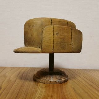 Fastship Man Vintage Hat Block Millinery Supplies Wooden Hatmakers Tool Antique